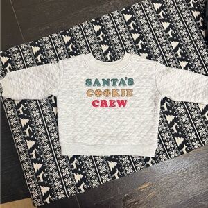 Jumping Beans Gray and Red Crew Sweater